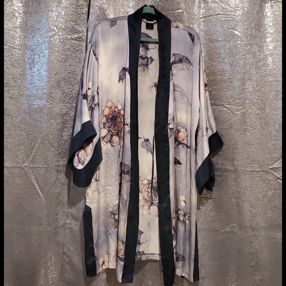 Soma Silk Kimono Cover Up Robe